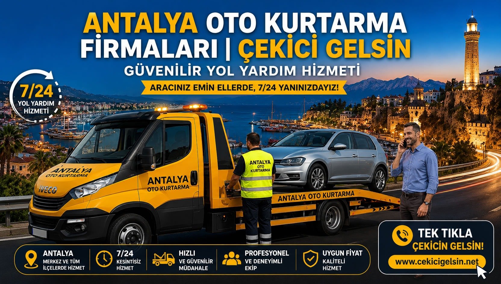Antalya Oto Kurtarma Firmaları