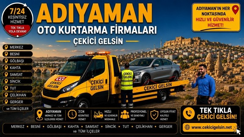 Adıyaman Oto Kurtarma Firmaları