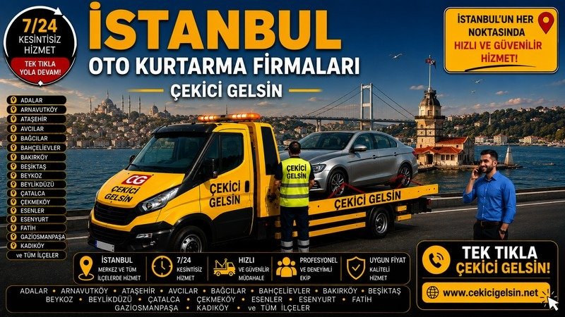 İstanbul Oto Kurtarma Firmaları
